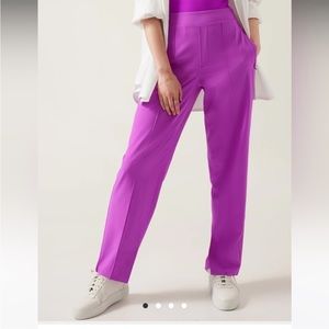 Athleta Vienna Slim Pant Brooklyn heights Jazzy Purple Size 10